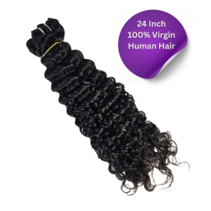 Italian Curly Human Hair Wig – 24 Inches